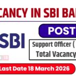 SBI Announces Contract Support Officer (CMPOC) Recruitment 2026