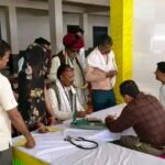 Sawai Madhopur: Crowd of patients gathered at the free Ayurveda surgery camp