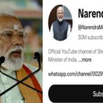 PM Modi’s YouTube Channel Crosses 30 Million Subscribers