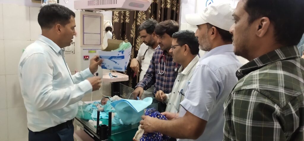 Karauli: Newborn baby found in field, Mahwa MLA Rajendra Meena becomes active on information