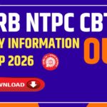 RRB NTPC CBT 1 City Intimation Slip 2026 Out, Check Exam City and Date