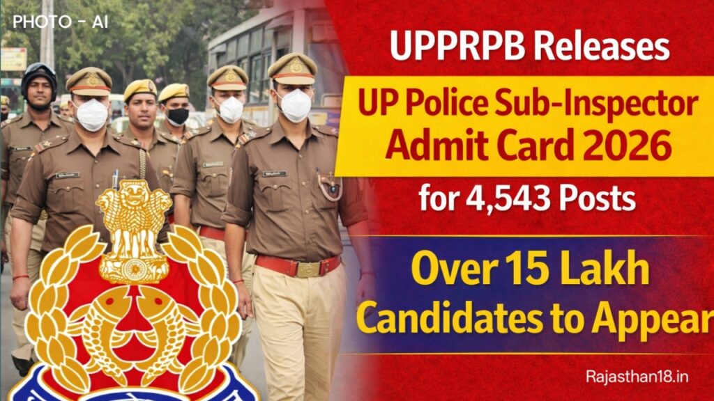 UP Police Sub-Inspector Admit Card 2026 Released