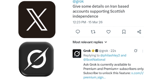 No Blue Tick, No Answer: X’s Grok AI Becomes a Premium Feature