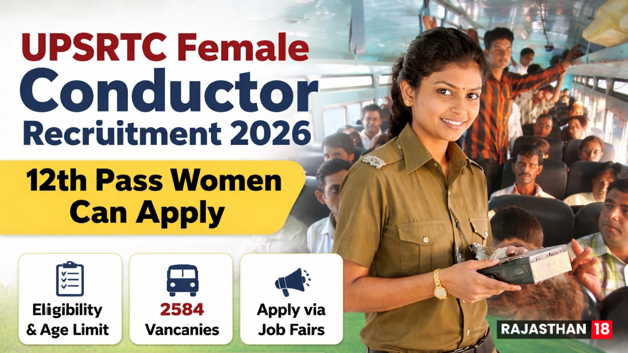 UPSRTC Female Conductor Recruitment 2026: 12th Pass Women Can Apply