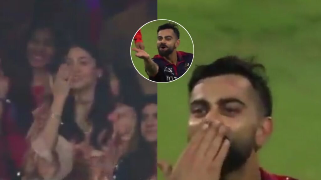 Virat Kohli Sends Flying Kiss to Anushka Sharma After RCB’s Big Win in IPL 2026