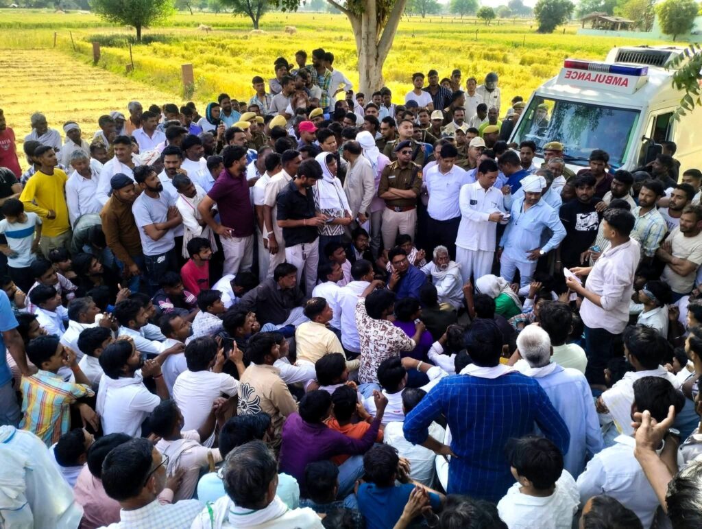 Karauli: Dalit youth murdered in Bhukrawali, last rites performed under police protection after 16 hours