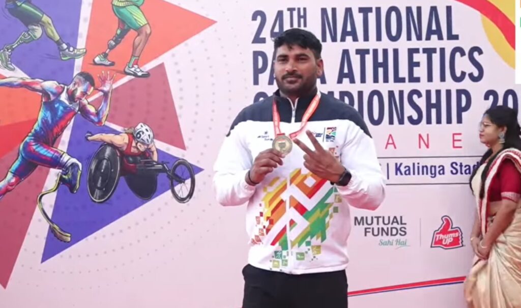 Bundi’s Para Athlete Sudarshan Meena Strikes Gold at National Championship