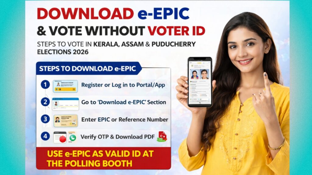 Kerala Assam Puducherry Elections 2026: How to Vote Without Voter ID Card