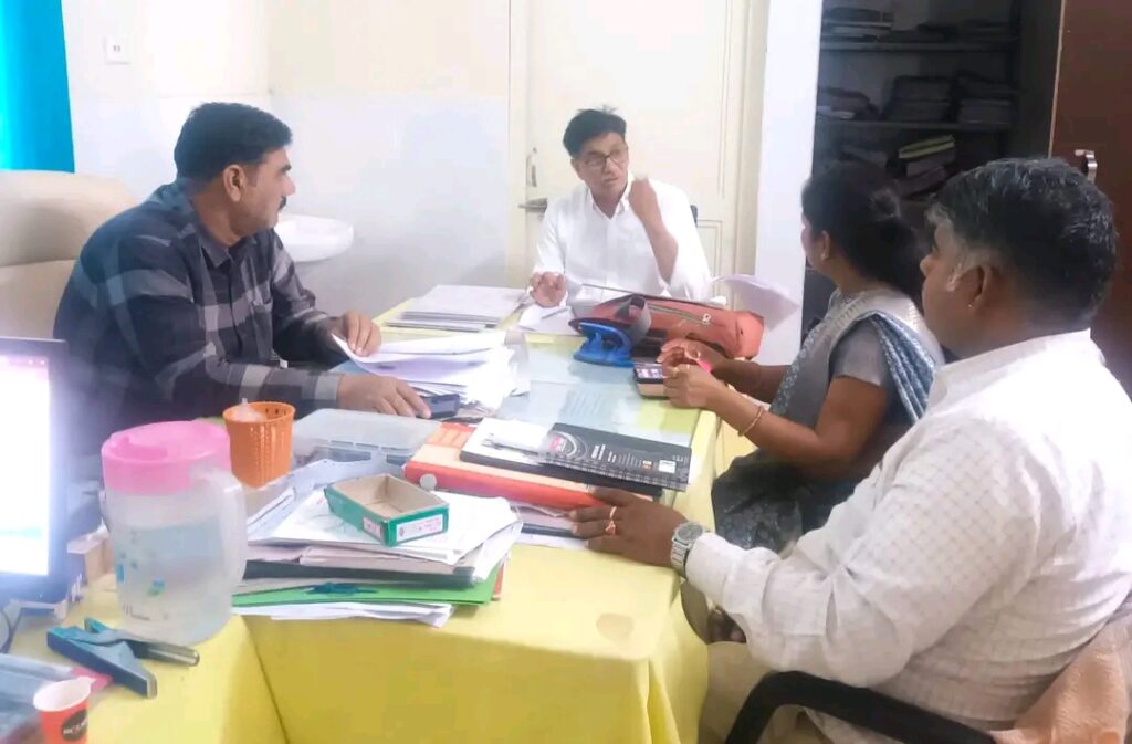 CMHO Inspects Hospitals in Shri Mahaveerji, Seals Sonography Machine at Private Facility