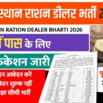 Rajasthan Ration Dealer Bharti 2026 शुरू, 12वीं पास युवाओं के लिए मौका