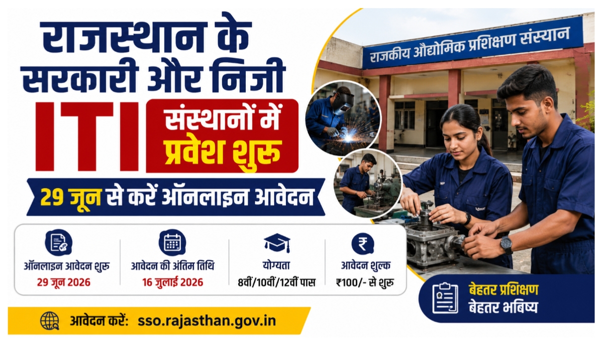 Rajasthan ITI Admission 2026